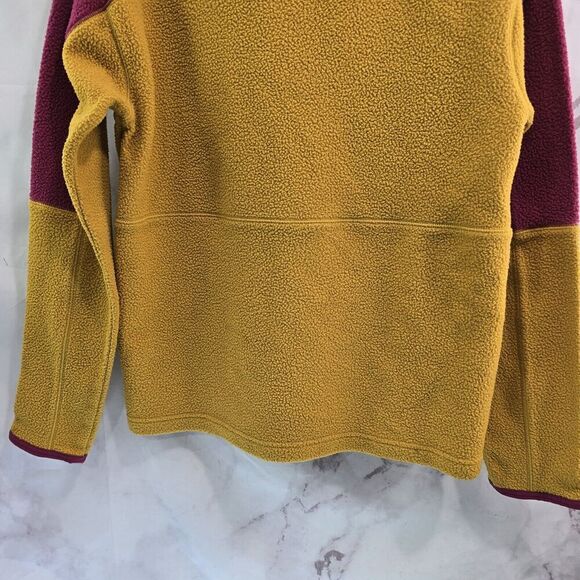 Cotopaxi Pullover Womens Small Yellow Pink Quarter Zip Abrazo Fleece Raspberry - Picture 8 of 11
